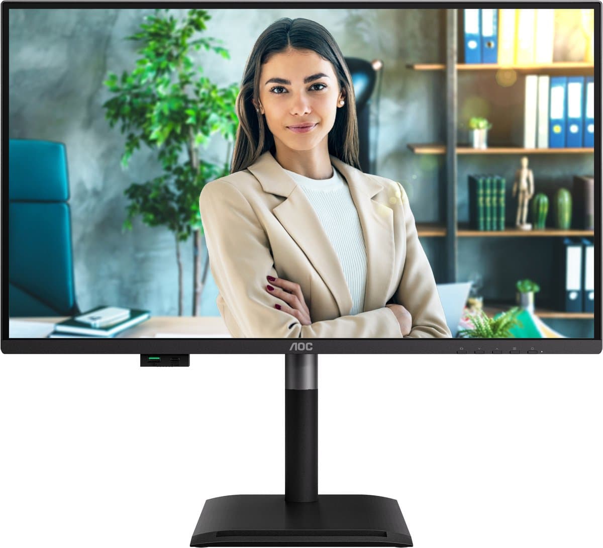 AOC Q27P4C computer monitor 68,6 cm (27") 2560 x 1440 Pixels Zwart — afbeelding 1