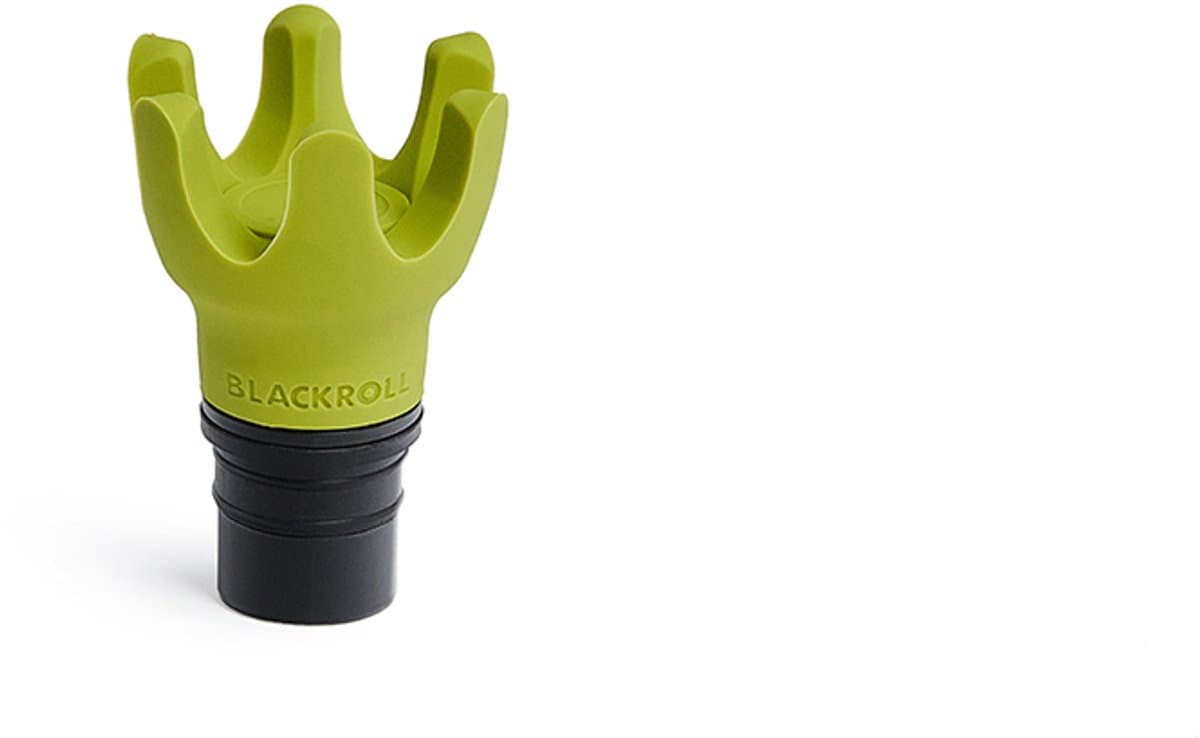 BLACKROLL® SOFT PEAKS – Zacht siliconen opzetstuk voor Fascia Gun – Voor gevoelige zones, hoofd, kaak & nek – Grijs — afbeelding 1