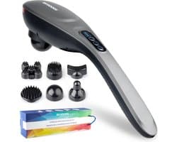 RX Goods Professioneel Klopmassage Apparaat – 6 Snelheden, 6 Massage Opties & 6 Opzetstukken - Handmassage Gun – Deep tissue