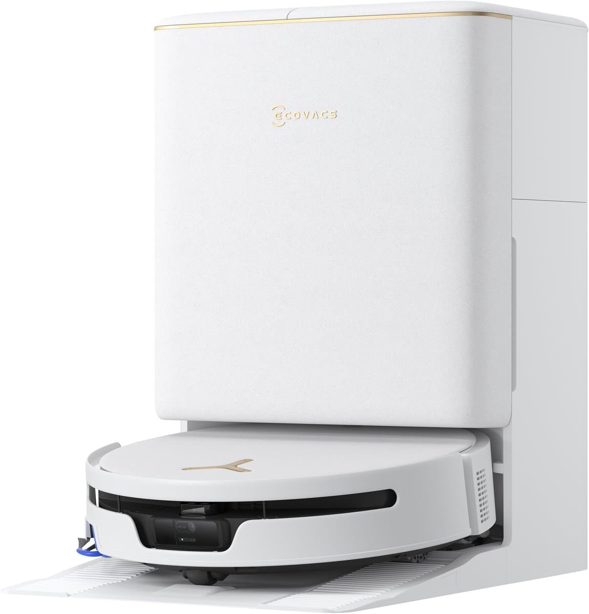ECOVACS DEEBOT T90S OMNI EU - Stofzuig en dweilrobot (Wit) - 30.000 Pa zuigkracht 16,45 L/S BLAST - Zelfreinigende Robotstofzuiger met Warmwater – Dweilsysteem - Automatisch Leegstation - Geschikt voor dierenharen — afbeelding 1