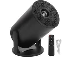 Mini -Projector met WiFi Bluetooth, 1080p Support Portable Projector, 270 ° Roteerbare, Automatische Horizontale Correctie, Filmprojector voor Tv -stick, HDMI, USB, Laptop, PC