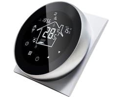 Vloerverwarming Thermostaat WiFi voor Water verwarming/Gas Boiler 3A, Slimme Kamerthermostaat Programmeerbare Compatibel met, APP & Spraakbesturing WLAN