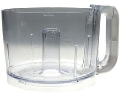 Mixkom - Kom voor keukenmachine - Deeg Mengen - Vaatwasserbestendig - 3 liter - Wit