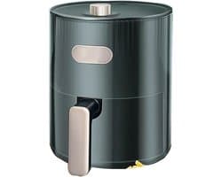 Airfryer met Lade - Olievrije Friteuse - Gezond Frituren - 6 Slimme Programma's - 4 Liter - Wit Groen