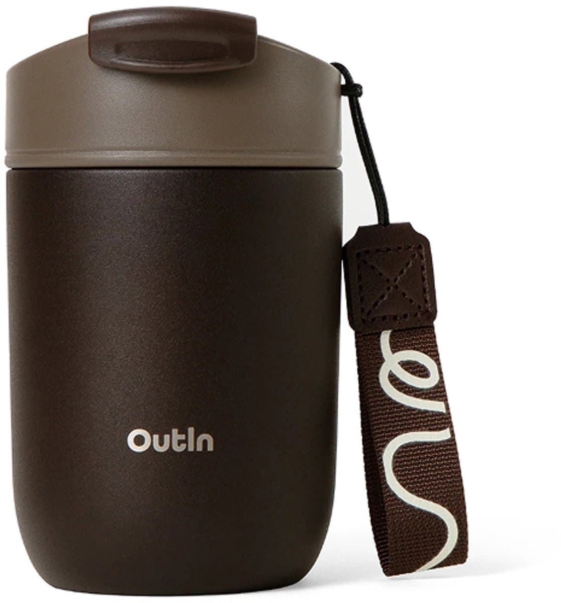 OutIn Travel Tumbler - Terra Brown - Beker — afbeelding 1