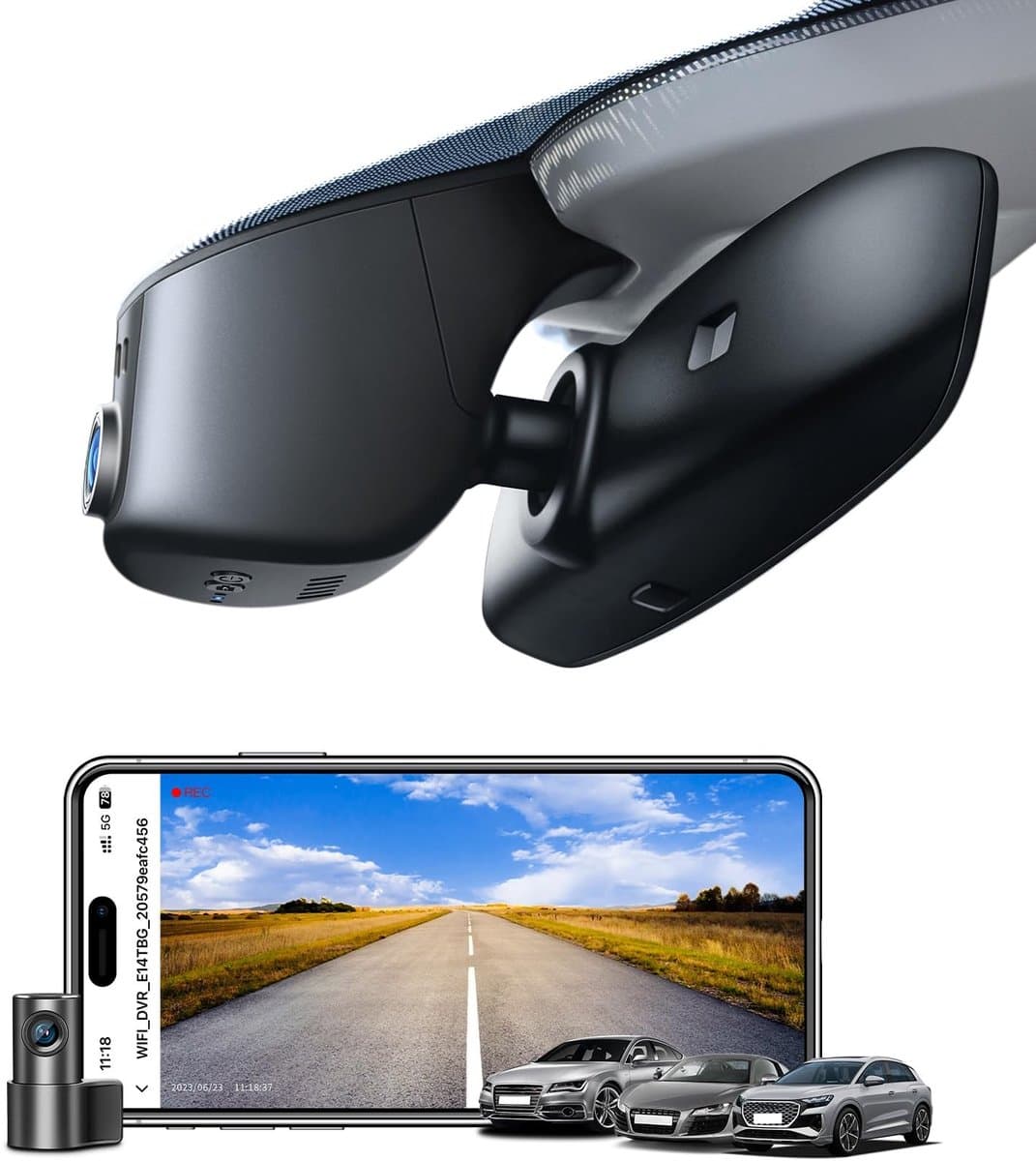 Solidchoice - 4K Dashcam met Wifi en GPS voor Audi (Model A) — afbeelding 1