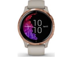 Garmin VENU Health Smartwatch - Sporthorloge - Light Sand/Rose Gold