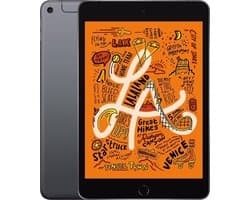Apple iPad Mini (2019) - 7.9 inch - WiFi + 4G - 256GB - Spacegrijs - 5e generatie