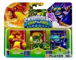 Skylanders Swap Force: Adventure Triple Pack Slobber Tooth, Eruptor, Pop Fizz