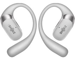 Shokz OpenFit 2+ Open-ear Sporthoofdtelefoon – Dolby Audio – Draadloze Oordopjes – Grijs