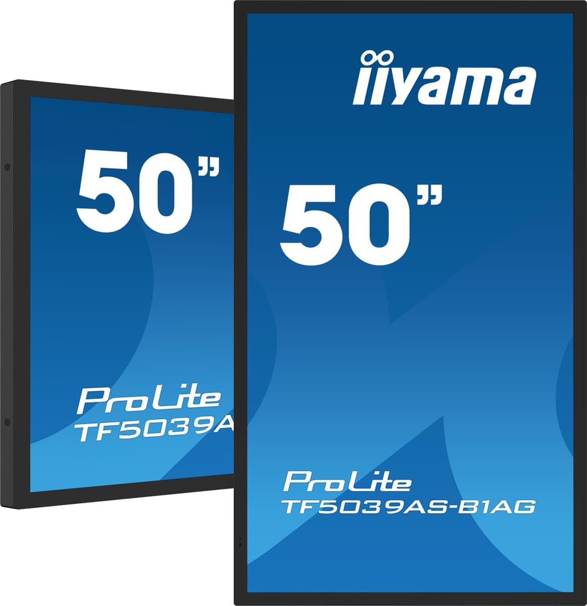 iiyama TF5039AS-B1AG computer monitor 125,7 cm (49.5") 3840 x 2160 Pixels 4K Ultra HD LED Touchscreen Zwart — afbeelding 1