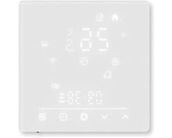 Slimme Thermostaat - Verwarmingsregelaar - Energie Besparen - Matter Integratie - 8.6 x 8.6 cm - Wit