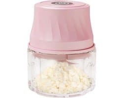 Mini Keukenmachine - Elektrische Hakker - Snel Ingrediënten Snijden - Oplaadbaar 350ml - 12x15cm