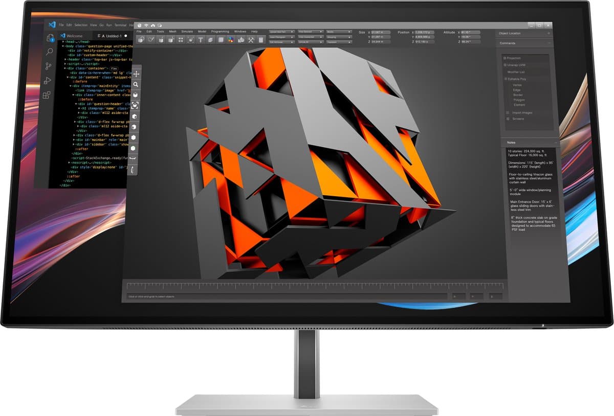 HP Series 7 Pro Serie 7 Pro 27 inch 4K Thunderbolt 4 monitor - 727pk — afbeelding 1