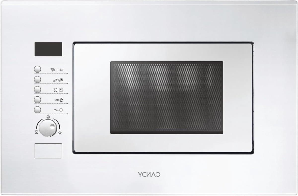 Inbouwmagnetron met grill - Combi magnetron - Snel eten bereiden - Digitale bediening met 8 programma's - 20 liter inhoud — afbeelding 1