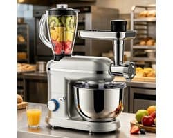 Staande Keukenmixer - Elektrische Mixer Keuken - Bakken En Koken - 5-In-1 Multifunctioneel - 5.5 Liter - Meerkleurig