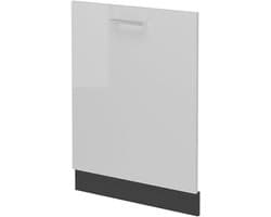 Vaatwasserfrontpaneel - Vaatwasfront R-Line - Keuken Integratie - Volledig Geïntegreerd - 60 cm breed - Wit Hoogglans