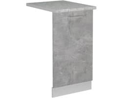 Vaatwasser Voordeur Betonlook 45 cm - Stijlvolle Keukendeur AP Marmer