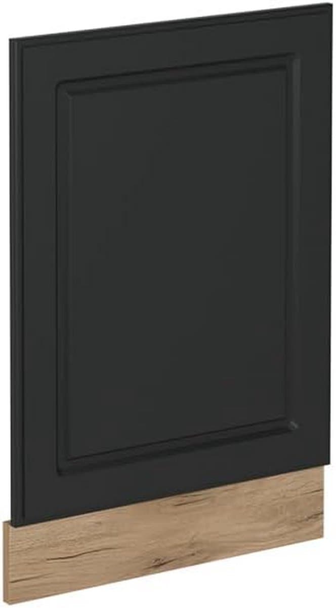 Vaatwasserpaneel Inbouw 45 cm Landhuisstijl Antraciet — afbeelding 1
