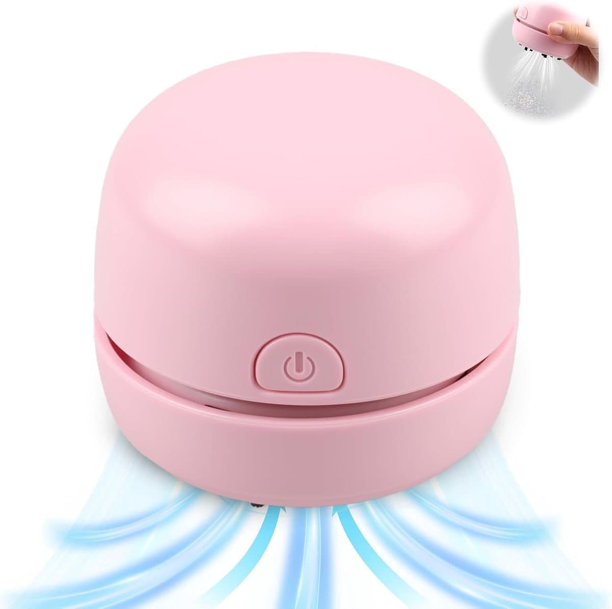Mini-bureaustofzuiger met USB-oplaadfunctie, draagbare bureaustofzuiger met krachtige zuigkracht, verwijdert effectief vuil en stof, geschikt voor thuis, scholen, kantoren, toetsenborden en andere soortgelijke locaties. — afbeelding 1