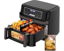 Airfryer Twee Zones - Heteluchtfriteuse - Gezond Frituren - Dubbele Verwarmingszones - 12 Liter Capaciteit - Gemengde Kleuren