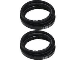 Dailygoods- Aandrijfriem 51 inch - 2 Stuks - Rubber - Compatibel met Hustler Raptor - Raptor Limited - Raptor SD/Raptor SDX - Hoge efficiëntie - Grasmaaier Riem