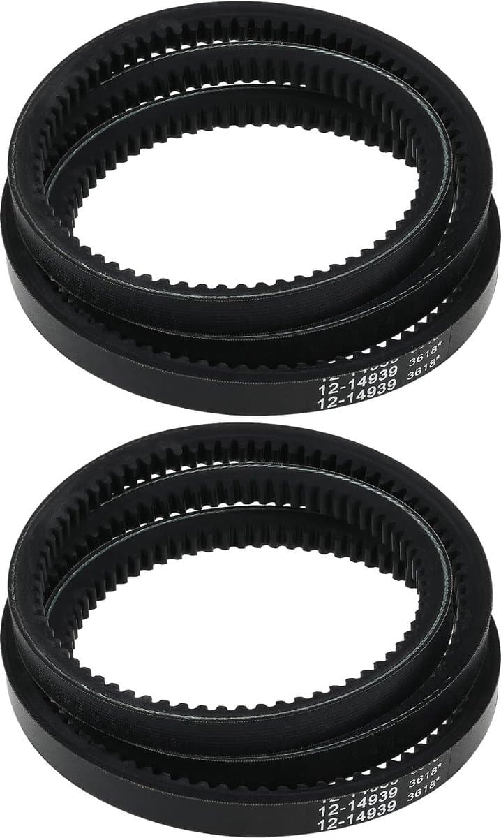 Dailygoods- Aandrijfriem 51 inch - 2 Stuks - Rubber - Compatibel met Hustler Raptor - Raptor Limited - Raptor SD/Raptor SDX - Hoge efficiëntie - Grasmaaier Riem — afbeelding 1