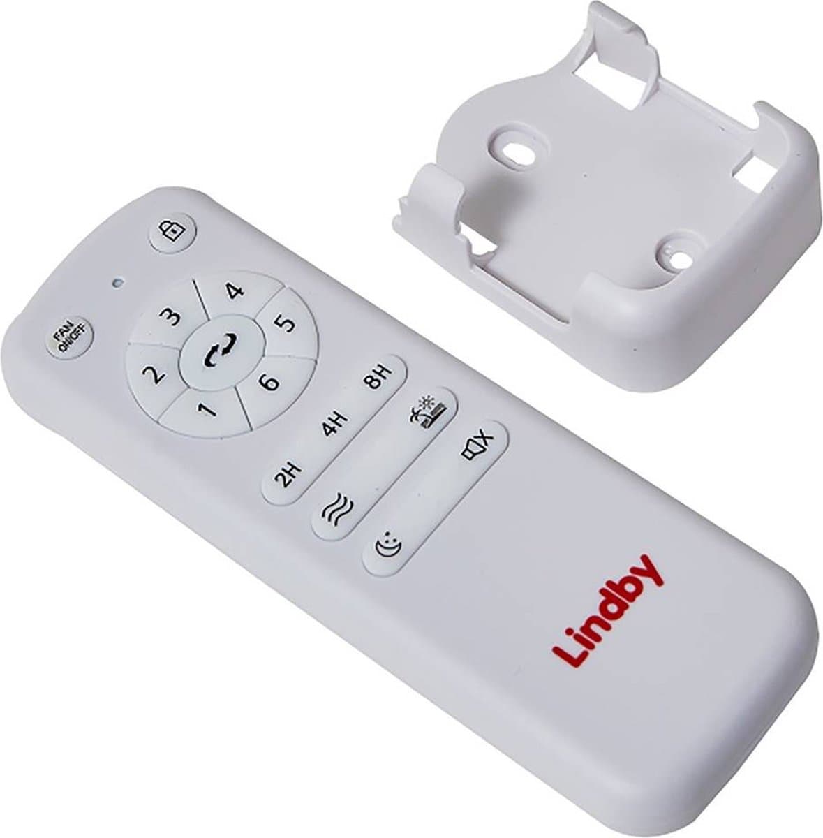Lindby - Plafondventilatoren zonder verlichting - Metaal, ABS - H: 20.8 cm - zwart — afbeelding 1