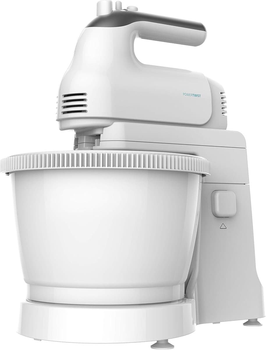 Keukenmixer - Mixer - Bakken en Koken - Zelfnivellerende Kom - 3.5 Liter Capaciteit - Wit — afbeelding 1