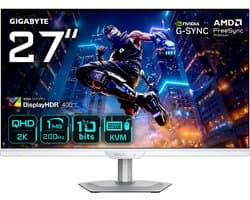 GIGABYTE M27Q2 QD ICE - 2K QHD IPS Gaming Monitor - 200Hz - 27 Inch