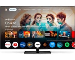 MEDION 125,7 cm (50") TV (Google TV, 4K, Dolby Vision HDR, Netflix, Prime Video, Disney+, Dolby Atmos, DTS X, Smart TV, PVR, Bluetooth, MD 850400)
