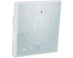 Slimme Thermostaat - Programmeerbare Regelaar - Comfort Verwarmen - Wekelijkse Planning - AC95-240V - Wit