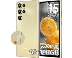 OUKITEL C61 Mobiele Telefoon Zonder Contract met 16 GB Werkgeheugen, 128 GB Opslag, 5150 mAh Accu, Android 15