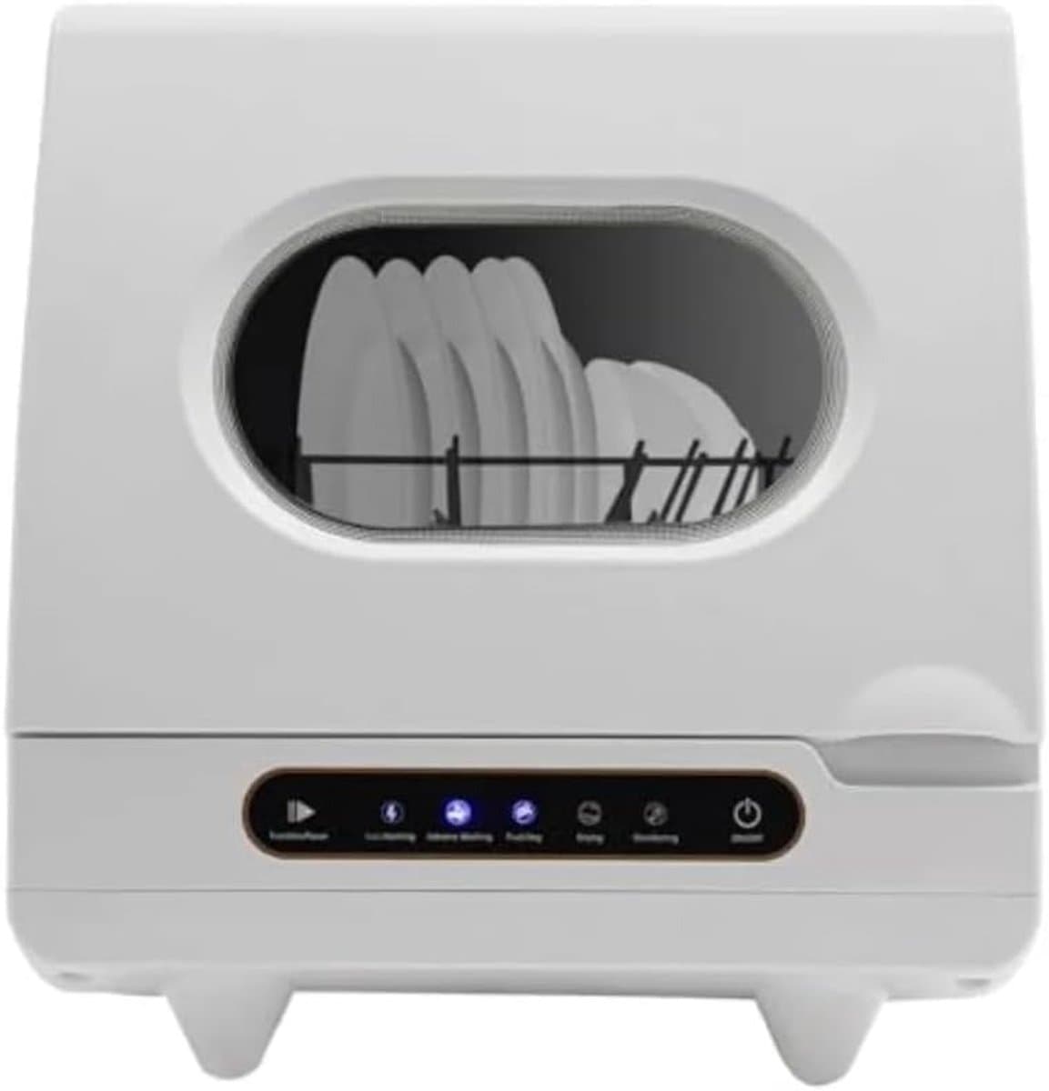 Compacte Vaatwasser - Mini Afwasmachine - Snel Afwassen - Zonder Installatie - 46 cm - Wit — afbeelding 1