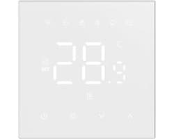 Slimme Thermostaat - Digitale Regelaar - Vloerverwarming Regelen - App Bediening Mogelijk - 3A - Wit