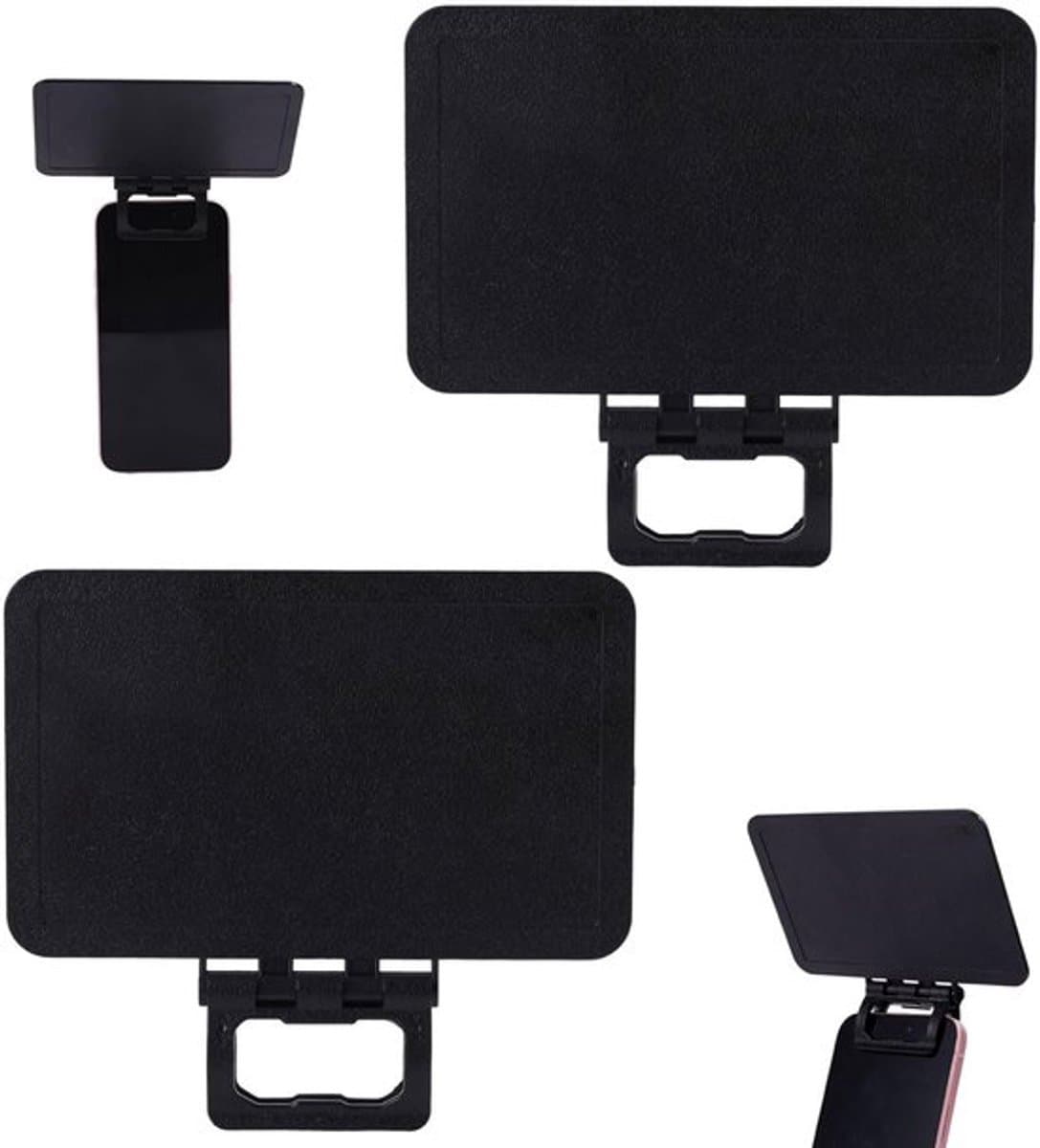 2 stuks telefoonzonneschermhoes, antireflectie en antireflectie, verstelbaar autotelefoonscherm tegen de zon met clips, universeel, geschikt voor alle smartphones — afbeelding 1
