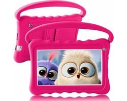 SnelShoppen - 7 Inch Tablet voor Kinderen met Android, WiFi, IPS Scherm, Bluetooth, Ouderlijk Toezicht, Quad Core, 32GB ROM en Touchscreen