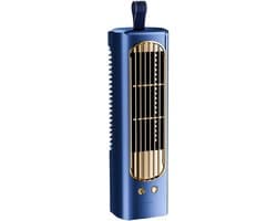 Torenventilator | Draagbare, stille, oscillerende USB-bureauventilator met luchtcirculatie – Geschikt voor thuis, woonkamer, keuken, kantoor, studentenkamer, vloertafel en camping