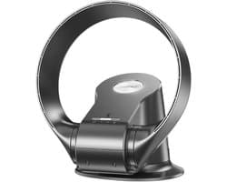 Bladloze Wandventilator - Tafelventilator - Thuis Koelen - 120° Verstelbaar - 26 Watt - Zwart