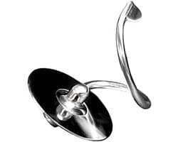 SnelShoppen - Professionele deeghaak roestvrij staal voor Kitchen Aid foodprocessor 4.3/4.8 liter - spiralen, vaatwasserbestendig, ideaal voor broodde