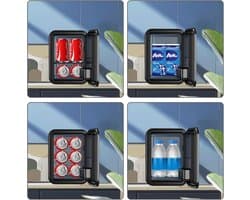 Mini Koelkast 4 Liter – Draagbare Koelbox met Verwarmen – Skincare Koelkast voor Auto, Slaapkamer, Kantoor & Camping