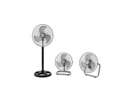 3-in-1 Multifunctionele Ventilator 70 W 45 cm - Staand, Bureau en Wand - 3 Snelheden.