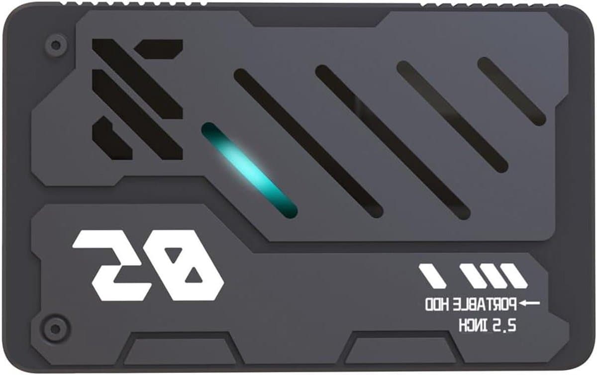 Externe Harde Schijf - Draagbare Opslag - Bestanden Opslaan - Type-C SuperSpeed - 500 GB - Zwart — afbeelding 1