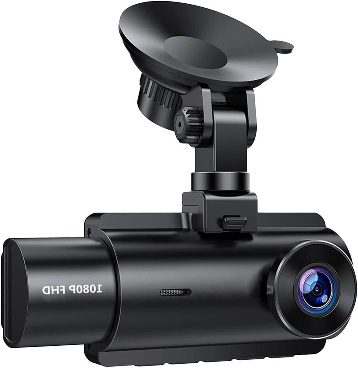 Dashcam 3 Kanaals - Auto Camera Recorder - Veilige Rit Registratie - Ingebouwde GPS - 170 Graden Hoek - Zwart — afbeelding 1