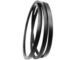 Grasmaaier Riem Vervanging - Onderdeelnummer 135061504/0 - Breedte 13 mm - Omtrek 1956 mm - Geschikt voor Mountfield 1538M-SD/T38M-SD - Zwart - Maaier Riem