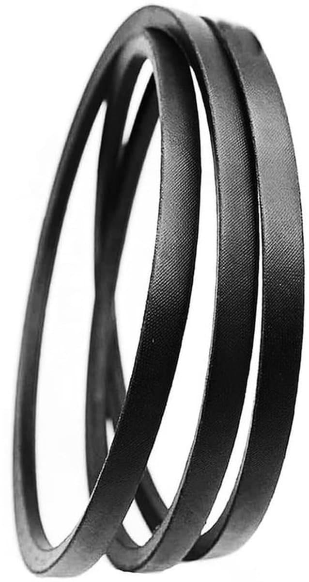 Grasmaaier Riem Vervanging - Onderdeelnummer 135061504/0 - Breedte 13 mm - Omtrek 1956 mm - Geschikt voor Mountfield 1538M-SD/T38M-SD - Zwart - Maaier Riem — afbeelding 1