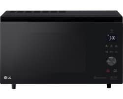 LG MJ3965BPS, Magnetron 39 L, 1100 W Inverter techniek voor snelle, gelijkmatige bereiding, CRISP-schaal voor krokant bakken & grillen, EasyClean™ coating: eenvoudig schoonmaken, Meer kook- en bakmogelijkheden voor flexibel gebruik, Zwart RVS design