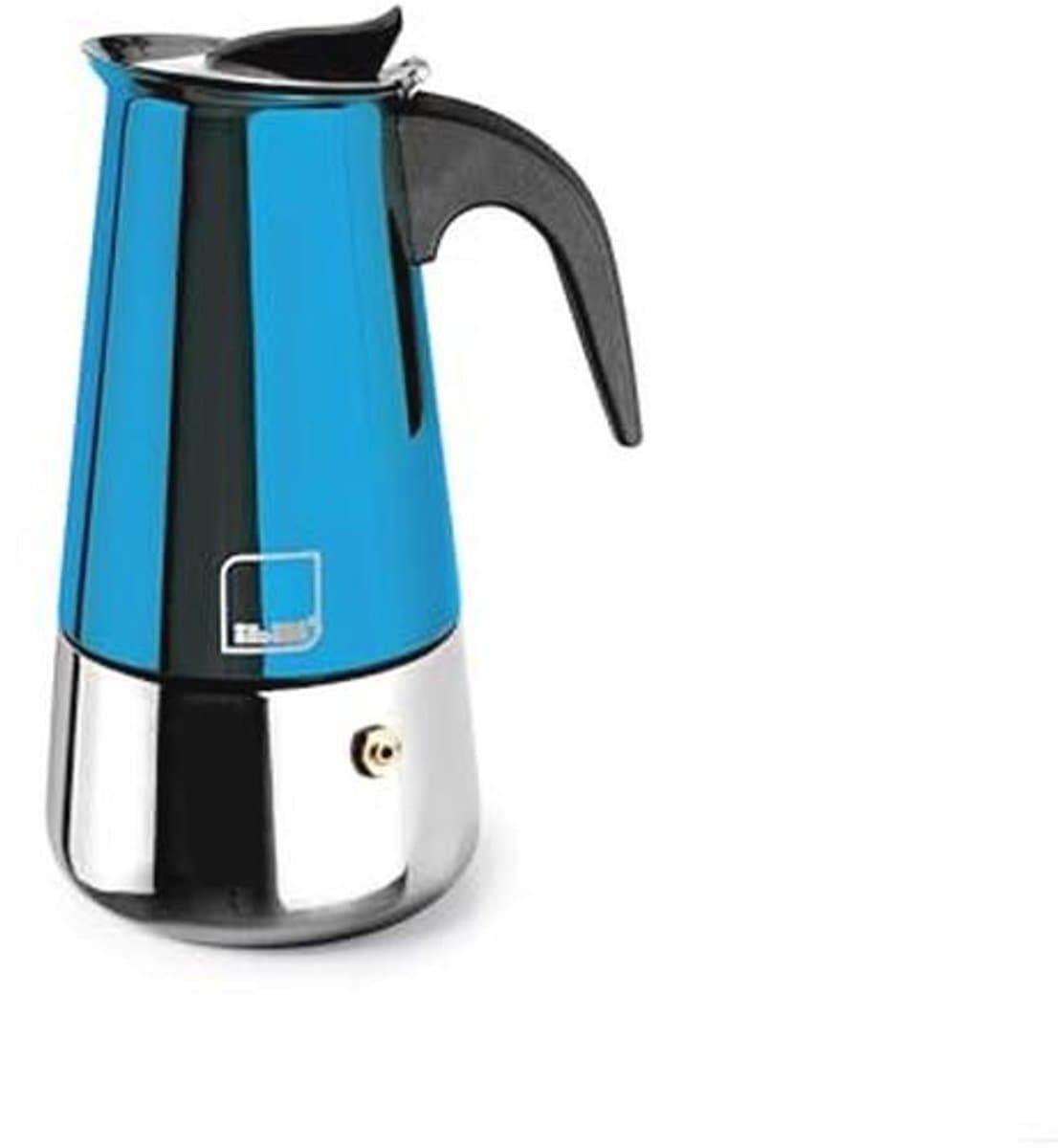 Espressomachine voor 2 kopjes, 100 ml - Roestvrij Staal, Geschikt voor Inductie — afbeelding 1