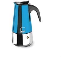 Espressomachine voor 2 kopjes, 100 ml - Roestvrij Staal, Geschikt voor Inductie