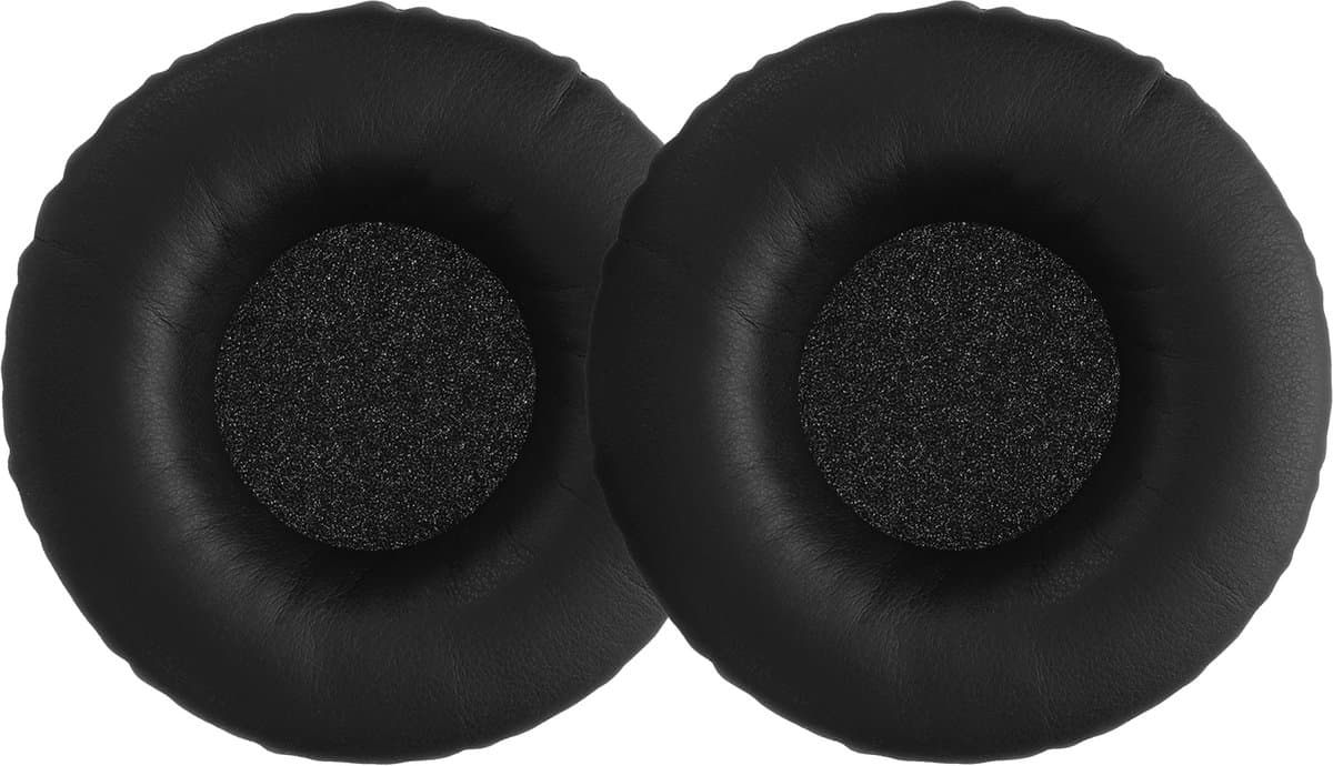kwmobile 2x oorkussens geschikt voor Sennheiser HD25 / HD25-1 II / HD250BT - Earpads voor koptelefoon in zwart — afbeelding 1